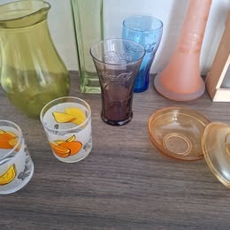 Farebné sklenené vecičky - 6
