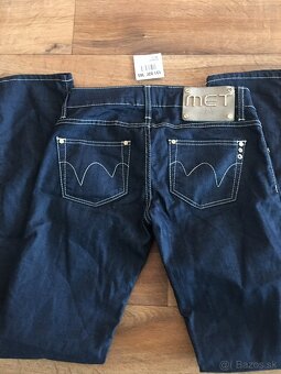 NOVÉ MET in jeans originál dámske rifle L - 6