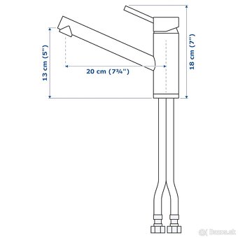 kupelnova/kuchynska drezova otocna bateria znacky IKEA - 6