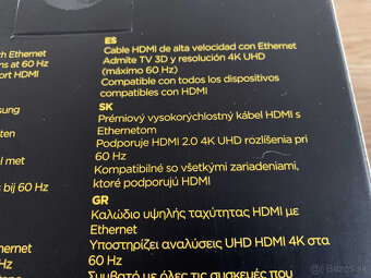 HDMI kábel 2.0, 4K, dĺžka: 10m - 6