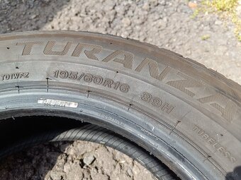 Letné pneumatiky 195/60 R16 Bridgestone 4ks - 6