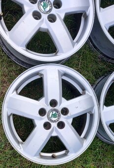 Alu kola 5x100 R15 Škoda - 6