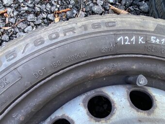 121. sada zimní kola 195/60 r16 5x112 VW Škoda - 6