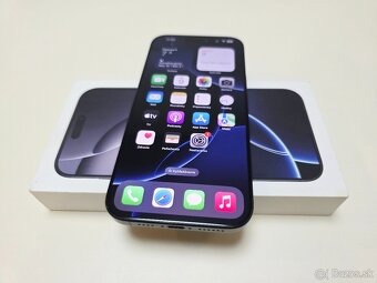 APPLE IPHONE 16 PRO MAX 256GB ,BLACK.TOP STAV ,BATERKA 100% - 6