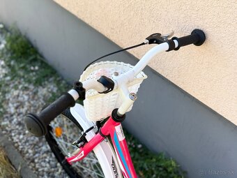 Krásny ružový bicykel CTM | 20” | Ako nový | Košík | Prilba - 6