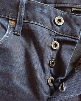 Gstar tmavomodré slim fit streč - 6