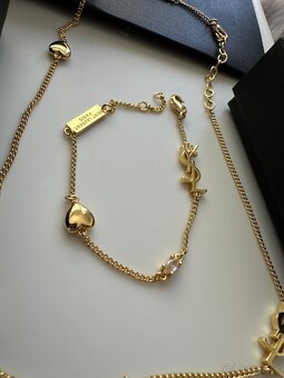 Nová nenosena luxusná sada naramku a nahrdelnika YSL - 6