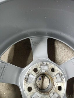 ❄️zimné 4ks alu disky orig. Audi 5x112 R18 pneu 225/55 7mm - 6