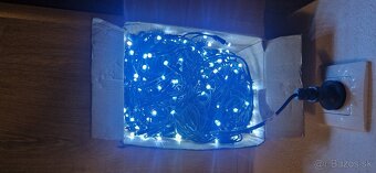 Predám profi.LED Osvet. flash efect studená biela 18,5m. - 6