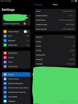 iPad 6th gen(6. generácia) 128GB Cellular - 6