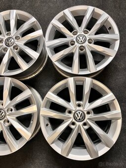 5x112 R16 originál alu VW Touran - ET 48 - TOP STAV - 6