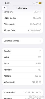 Apple iPhone 13 blue 256gb - 6