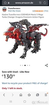 TRANSFORMERS - Hasbro Transformers Dragon Original - 6