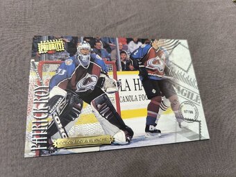 Hokejové kartičky - Patrick Roy oversize lot - 6