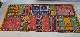 Marocký Taznakht – mozaikový koberec Berber - 6