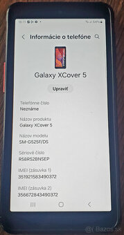 Samsung Galaxy XCover 5 4GB/64GB vymeniteľná baterka - 6