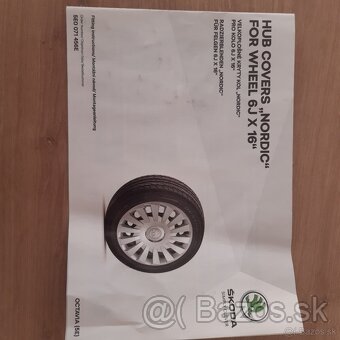 Predam puklice Skoda octavia -3,,16 zoll - 6