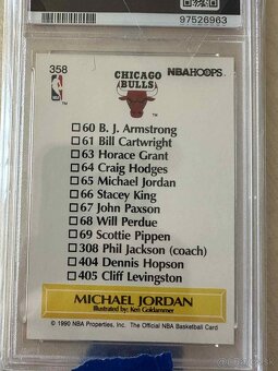 Michael Jordan Psa kartičky - 6