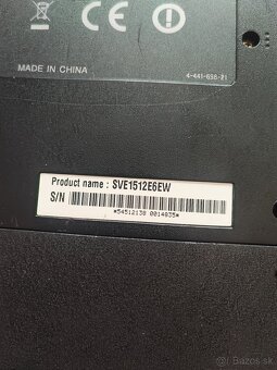 Sony vayo SVE 1512E6EW - 6