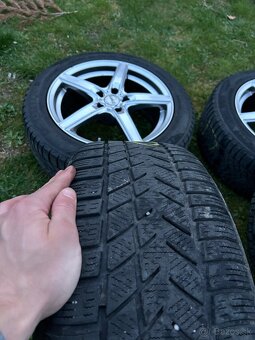 Alu disky 5x108 R17 s TPMS, 7,5J 40, pneumatiky 215/5 17” - 6