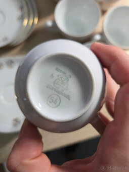 Kávová porcelánová súprava Bohemia - 6