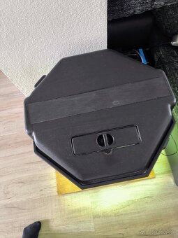 Predám 8 uhoľníkové zabehnuté akvárium 120 litrov - 6