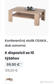 Konferenčný stolík SCONTO - 6