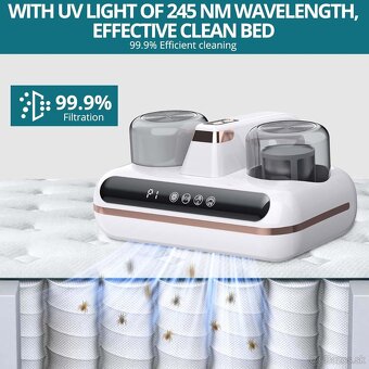 Vysávač na matrace a postele s UV svetlom - 6
