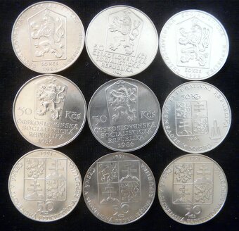 Československé pamätné strieborné mince - 6