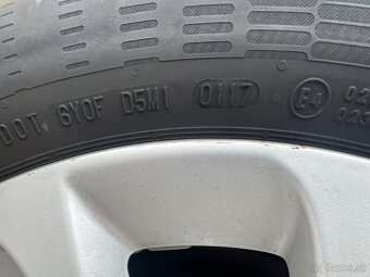 Disky 6,5J 5X112 letné 205/55 R16 Continental - 6