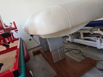 Elektrické Masážní wellness lehátko 3 motory béžové - 6