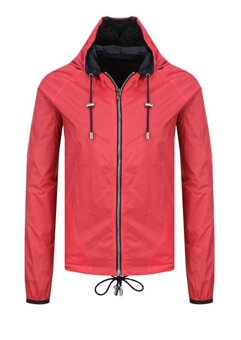 Emporio armani M/al bunda unisex 2 v 1 modrá a červená - 6