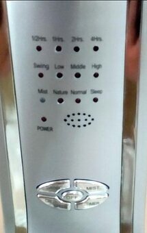 Stojanový ventilátor so zvlhčovačom vzduchu ako vodná para - 6