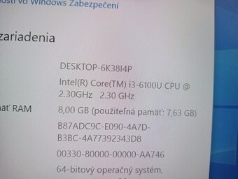 rozpredám notebook Dell latitude e5470 - 6