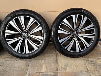 ALU DISKY VW MUSCAT SCHWARZ 5x112 R18 +LETNE PNEU 245/45 R18 - 6