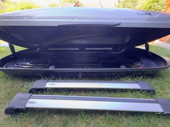 Strešný box Thule motion XL+strešný nosič thule wingbar 959 - 6