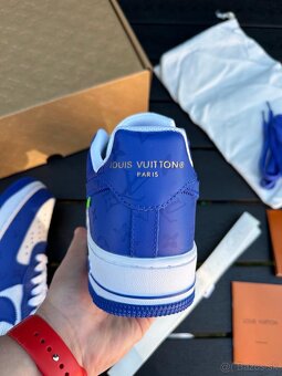 NIKE AIR FORCE 1 LOW LOUIS VUITTON VIRGIL ABLOH WHITE ROYAL - 6
