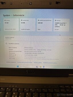 Predám notebook Dell Latitude E5510 i7/8GB/128GB/W11 - 6