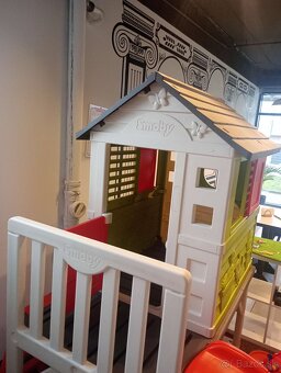 Predám detský domček Smoby na platforme so šmýkačkou - 6