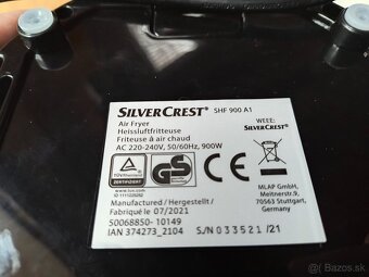 Predám teplovzdušnú fritézu SilverCrest - 6
