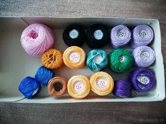 Bavlnky na vyšívanie, pletenie - 6