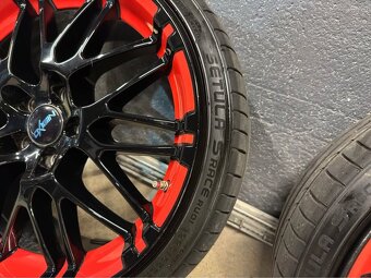 Oxygen disky 18" 5x112 + letné pneu – top stav - 6