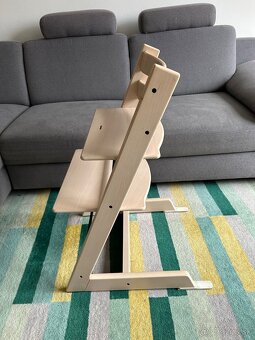 Stokke Tripp Trapp stolička - farba Whitewash + baby set - 6