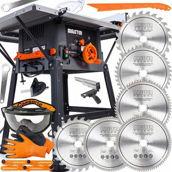 Stolová píla 2800W motor 6 pílových kotúčov - 6