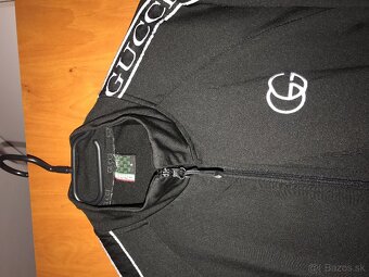 GUCCI black pánska mikinka L - 6