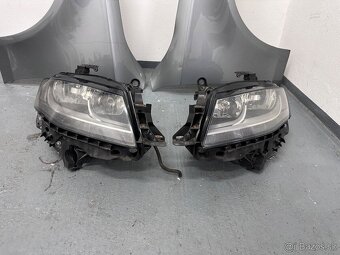 Audi A4 B8 předek kapota nárazník světla chladiče blatník - 6