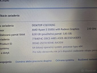 Lenovo ideapad s 8 gb ram 256gb ssd diskom a ryzen 5 proceso - 6
