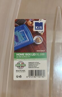 Úložná plastová krabica na kolieskach stohovacia nízka - 6