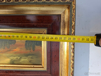 Predám starý obraz olejomalbu krajinka 18 € - 6