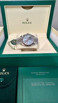 Rolex Datejust 41 Rhodium Jubille Biele zlato - 6